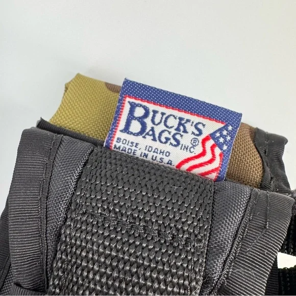 Bucks Bags Camouflage Waist Hunting Belt Fanny Pack w/ Multi Compartments - Picture 3 of 3